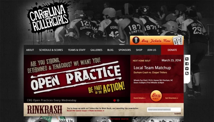 Carolina Rollergirls | Homepage