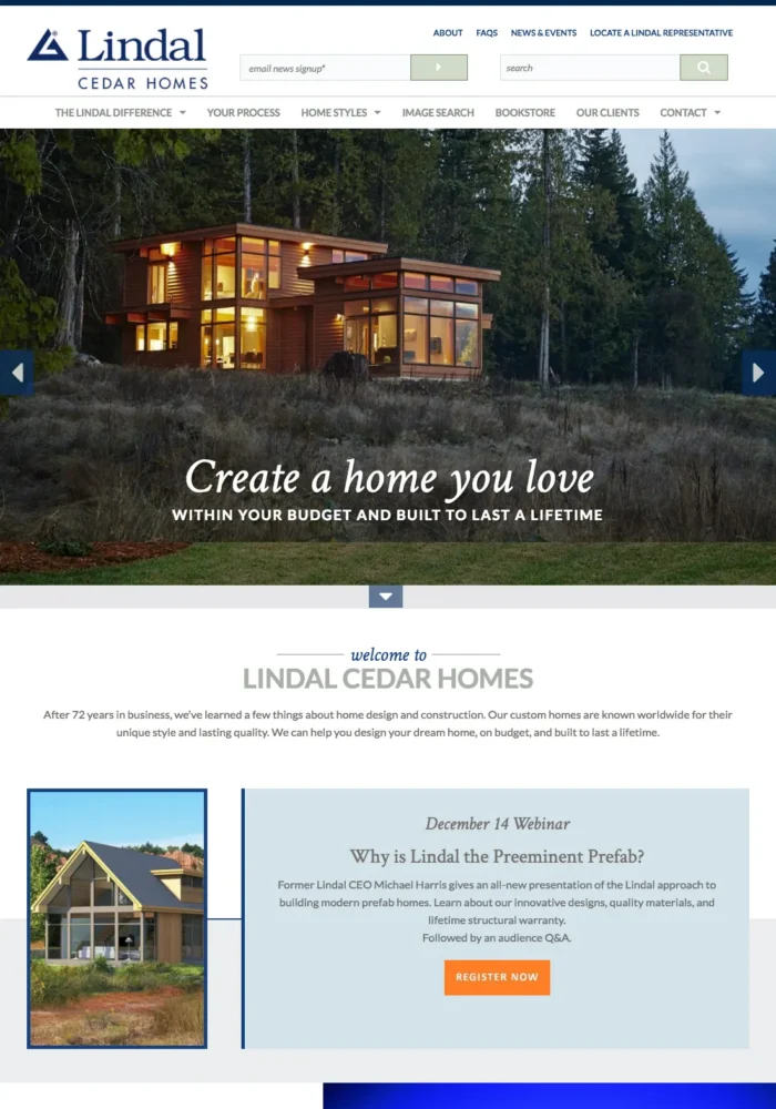 Lindal Cedar Homes - Homepage
