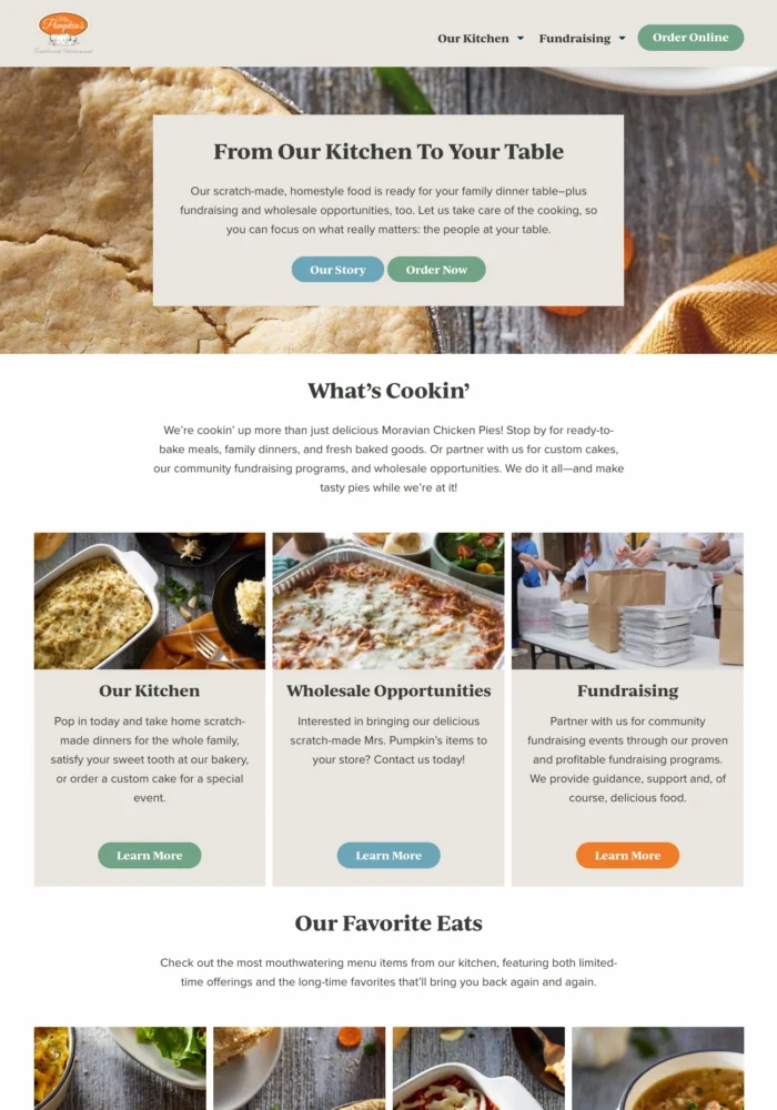 Mrs Pumpkins - Homepage